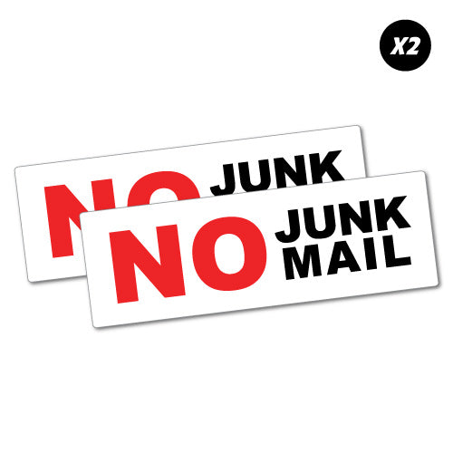No Junk Mail Sticker