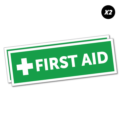 First Aid Sticker