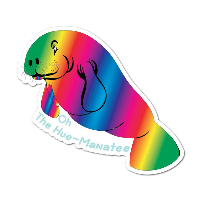 Oh The Hue-Manatee Sticker Decal