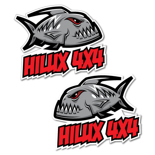 4X4 Piranha Car Sticker For Hilux