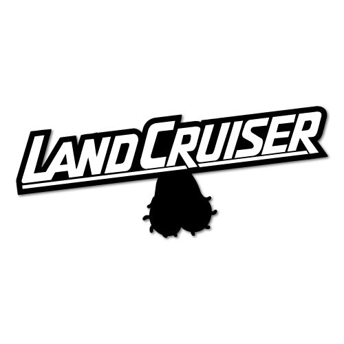Funny Balls Sticker For Landcruiser Drivers