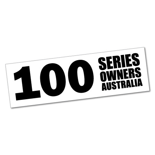 100 Series Owner Australia Sticker