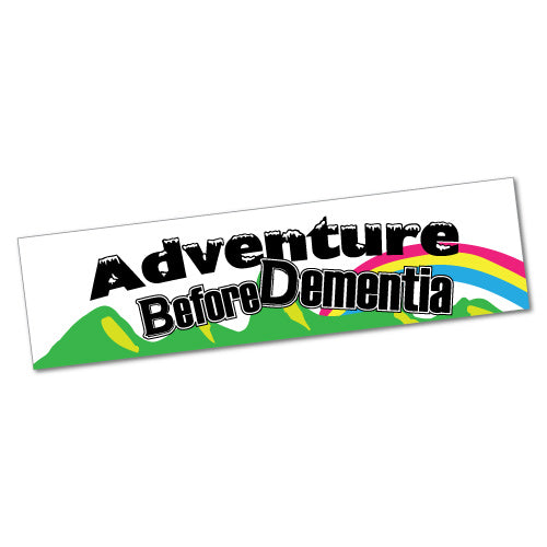 Adventure Before Dementia Sticker For 4X4 4Wd