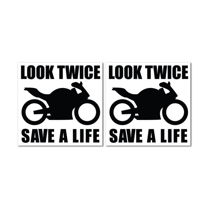 2X Look For Bikes Sticker Decal