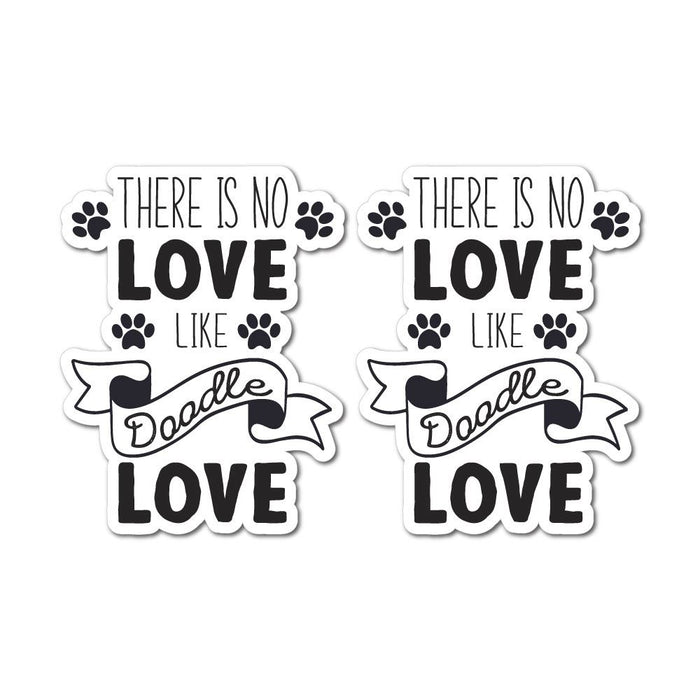 2X Doodle Love Sticker Decal