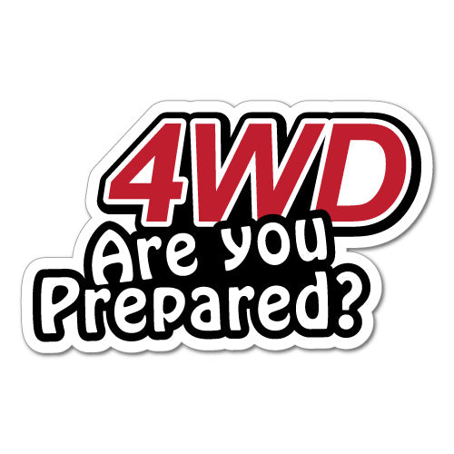 4Wd 4X4 Offroad Bush Sticker