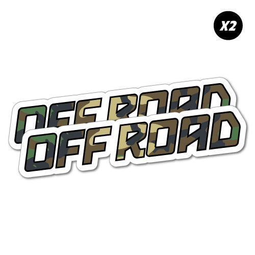 2X Off Road Sticker