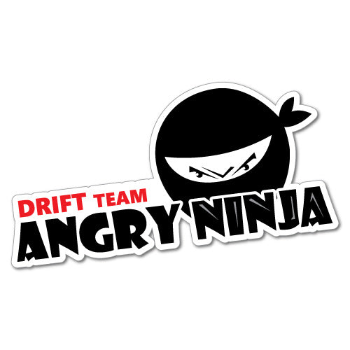Angry Ninja Drift Team Sticker