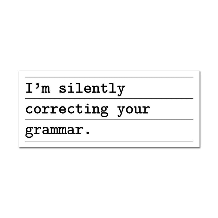 Correcting Your Grammar Sticker Decal