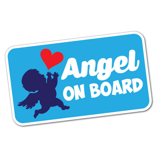 Angel On Board Baby Sticker