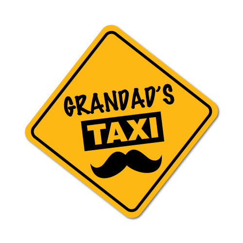 Grandad'S Taxi Sticker