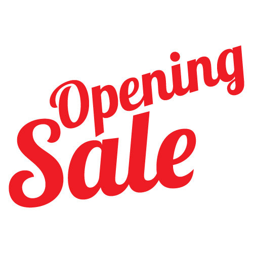 Opening Sale Shop Sticker