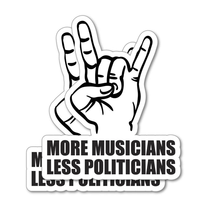 2X Musicians Sticker Decal