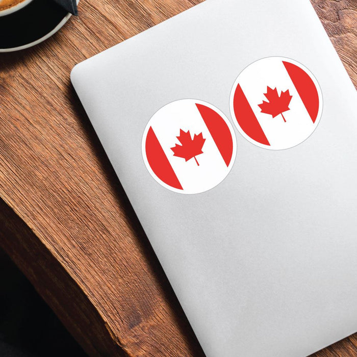 Canada Flag X2 Sticker Decal
