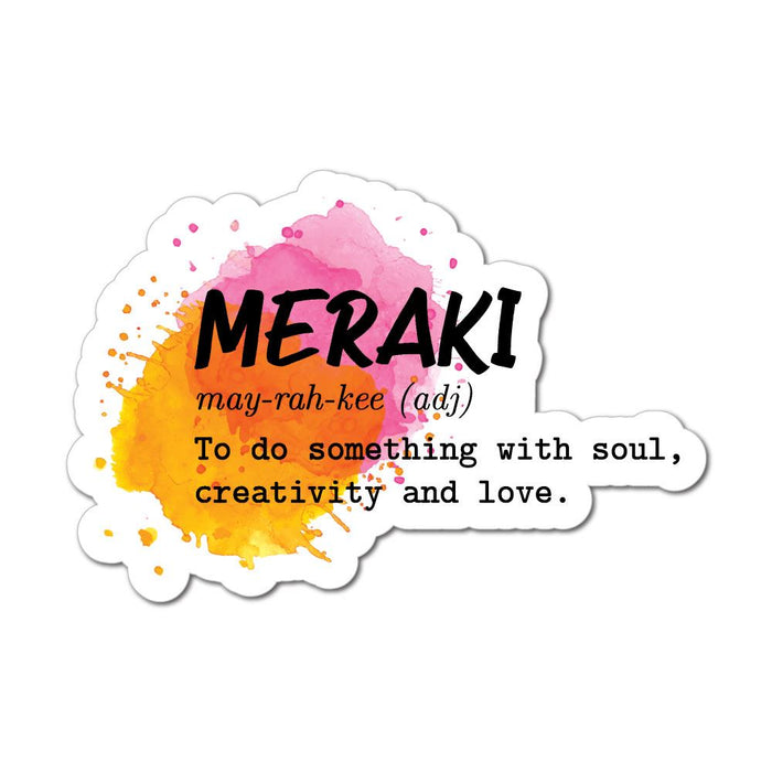 Meraki Sticker Decal