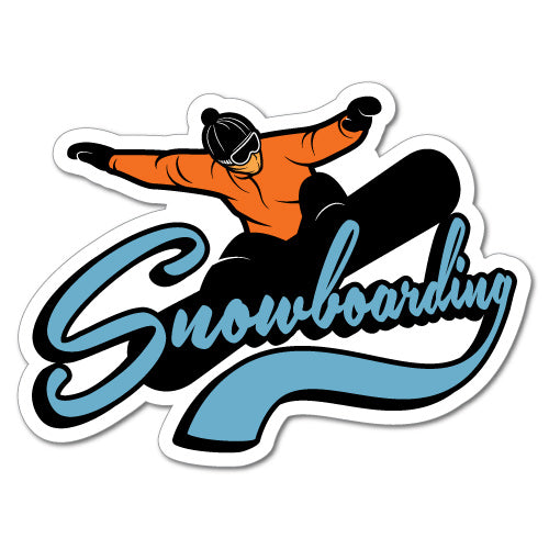 Snowboarding Sticker
