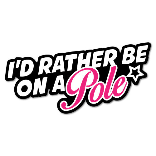 Pole Dancer Sticker