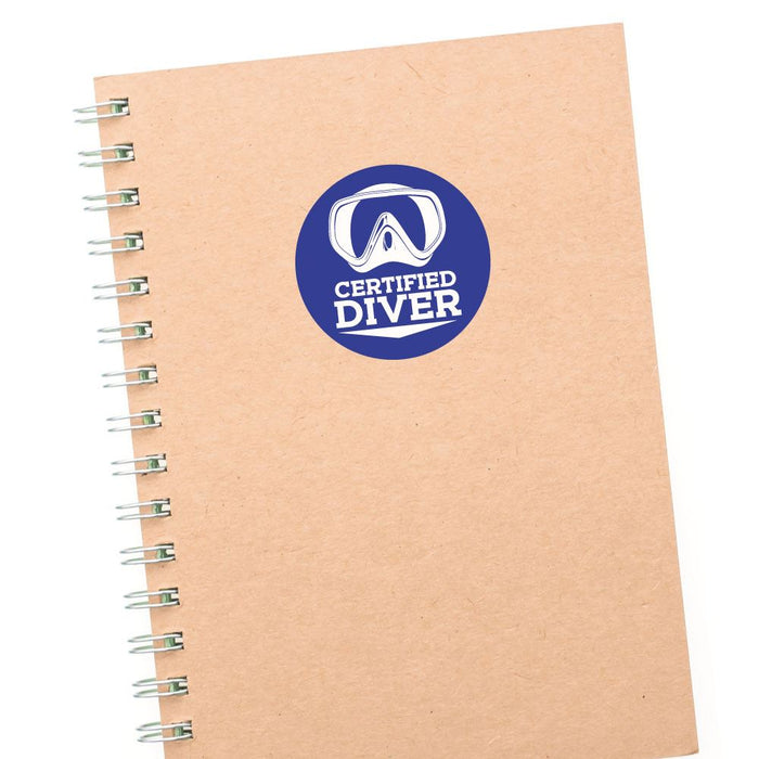 Certified Diver Sticker Decal