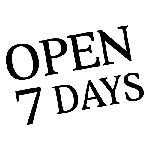 Open 7 Days Shop Restaurant Cafe Window Sticker