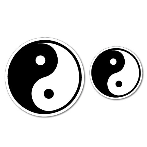 Yin Yang Taiji Chinese Philosophy Sticker