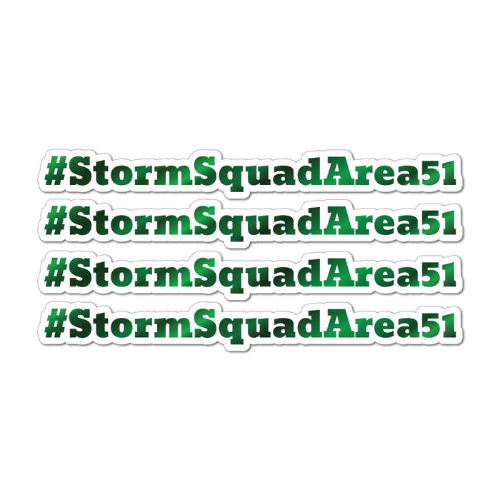 4X Storm Squad Area 51 Sticker Decal