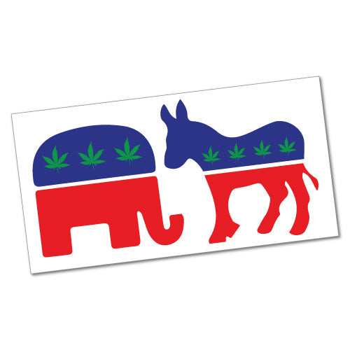 Vote For Weed Sticker