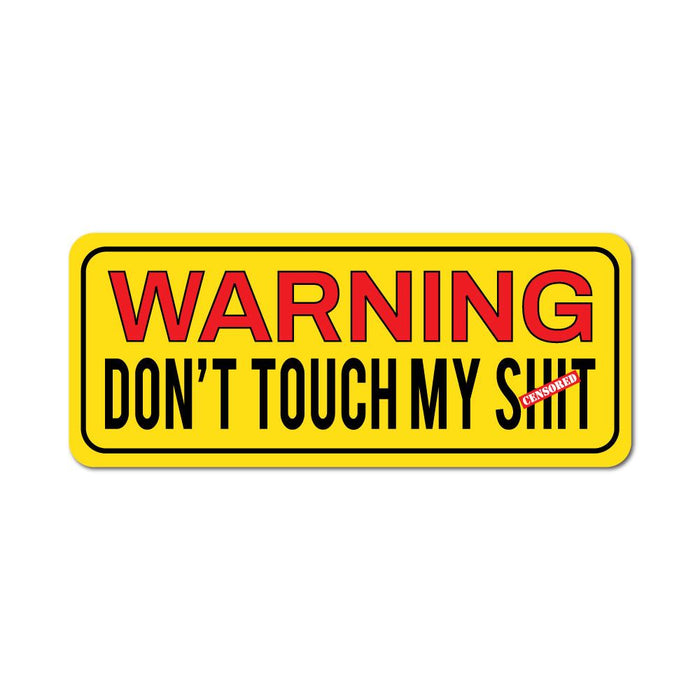 Do Not Touch Sticker Decal