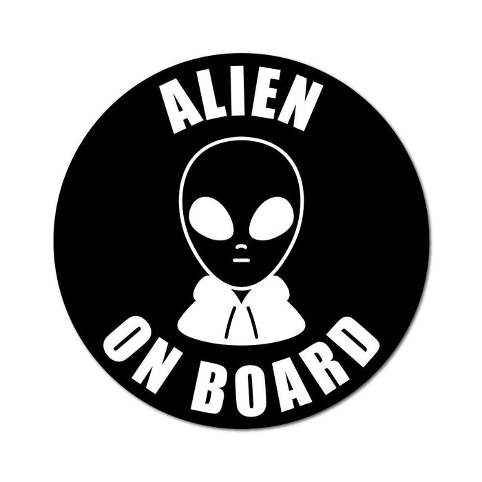 Alien On Board Sticker Decal