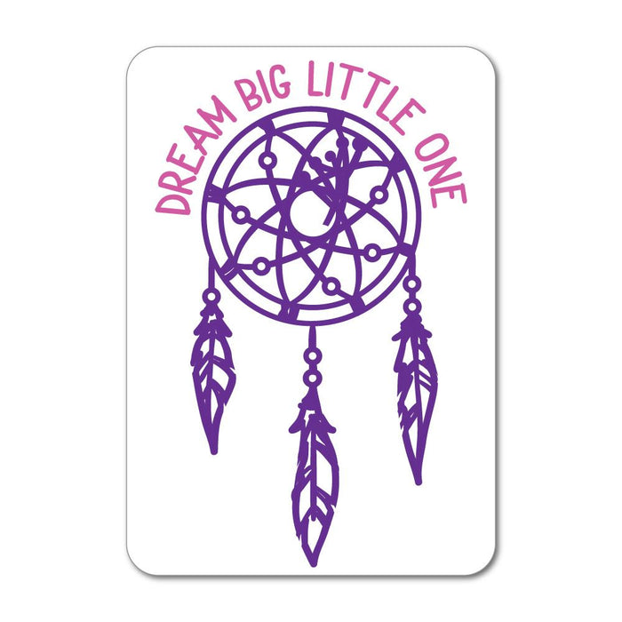 Dream Big Dreamcatcher Day Dreamer Feathers Cute Pink Purple  Car Sticker Decal
