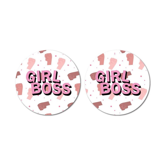 2X Independent Boss Woman Sticker Decal