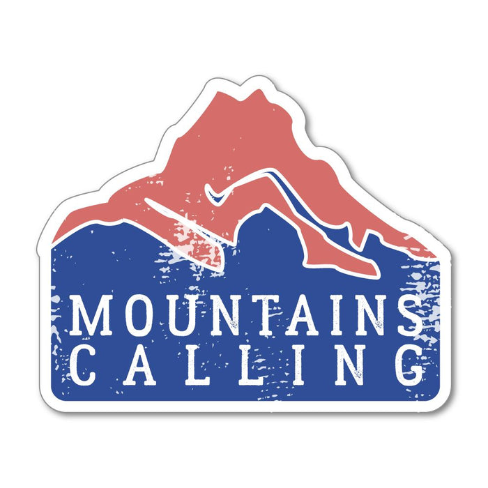Mountains Calling Sticker Decal