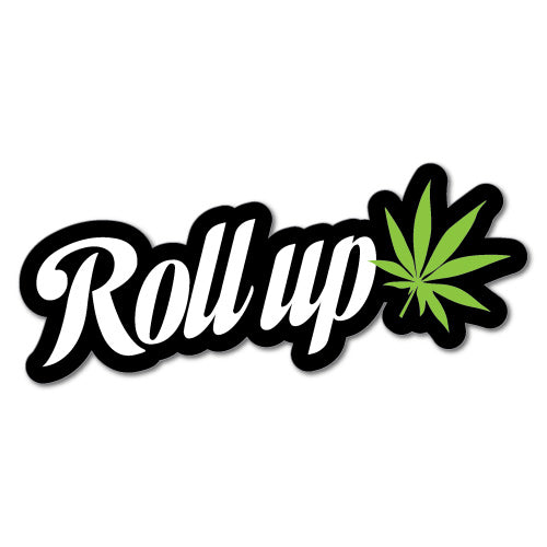 Roll Up Weed Funny Sticker