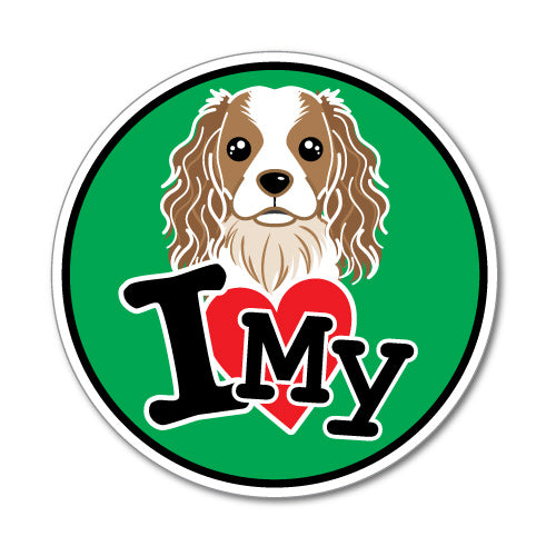 I Love My Cavalier Sticker