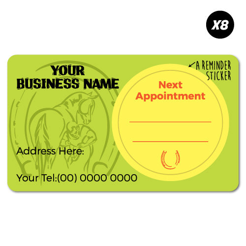 8X Custom Appointment Horse Farriers Service Sticker