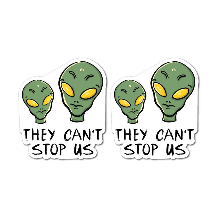 2X They Can Not Stop Us Sticker Decal