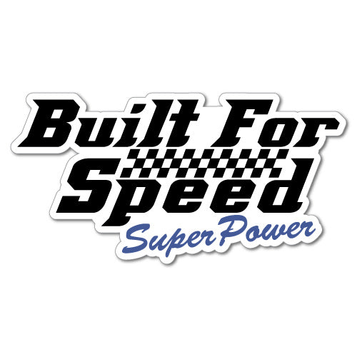Built For Speed Motorcycle Motorbike Car Jdm Sticker