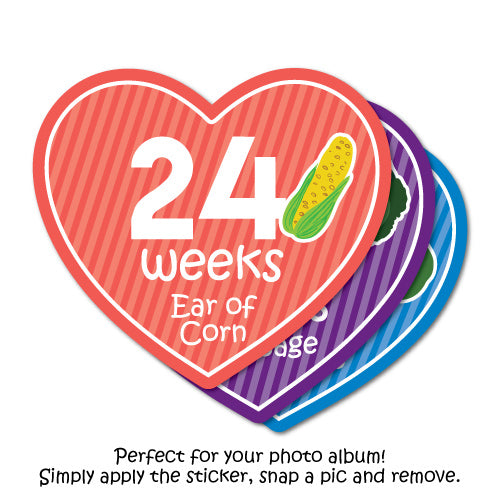 Pregnancy Belly Photo Scrapbook Label Stickers