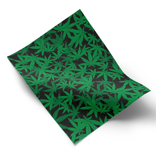 Grass Weed Green Sticker Bomb Wrap