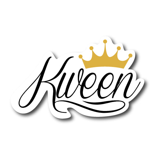 Kween Queen Sticker Car