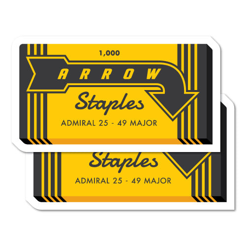 2 X Vintage Pack Sticker