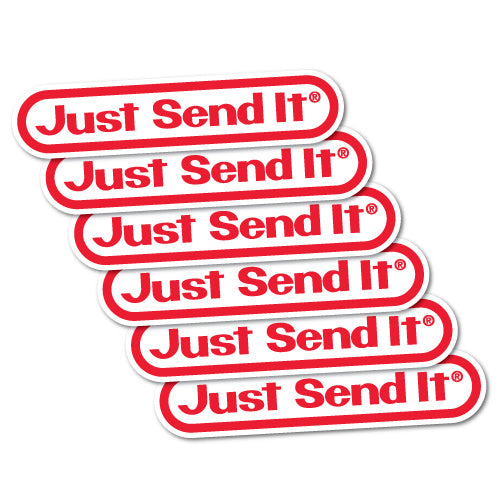 6X Just Gonna Send It Stickers