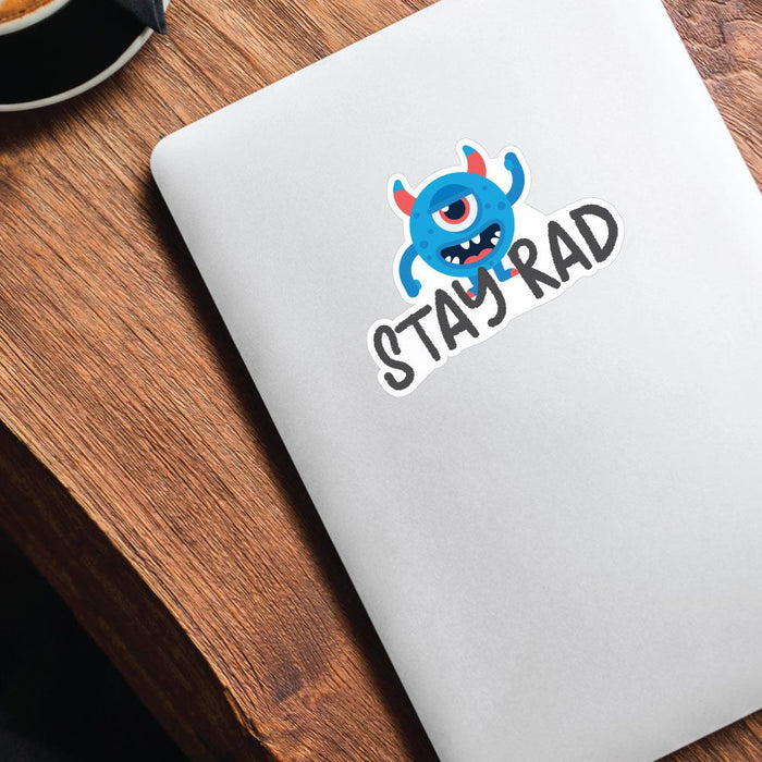Stay Rad Alien Sticker Decal
