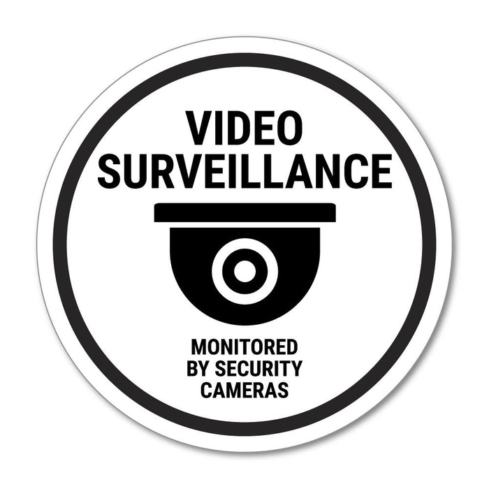 Video Surveillance Sticker Decal