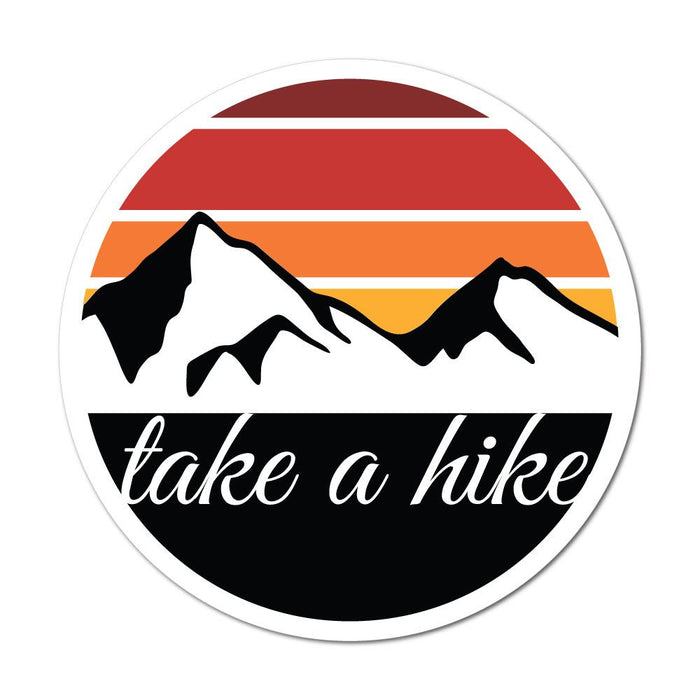 Take A Hike In The Mountains Sticker Decal