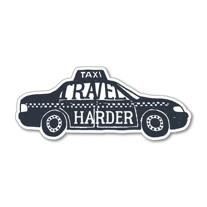 Travel Harder Sticker Decal