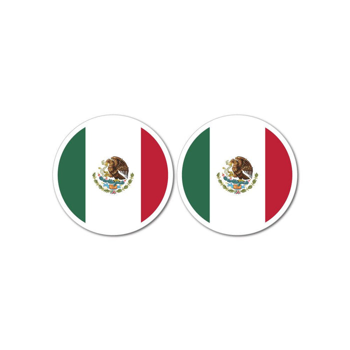 Mexico Flag X2 Sticker Decal