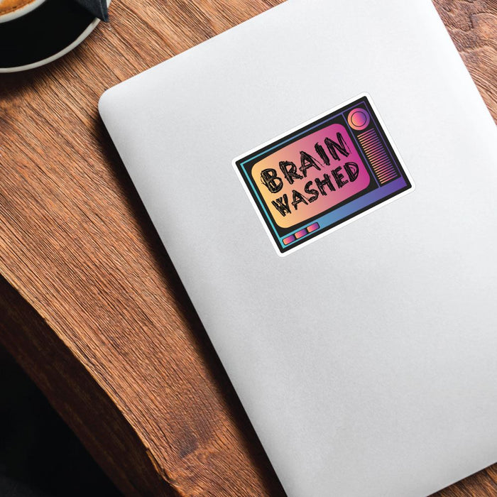 Brain Washed Tv Sticker Decal