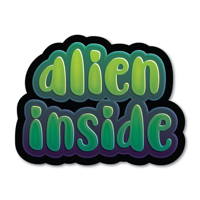 Alien Inside Sticker Decal
