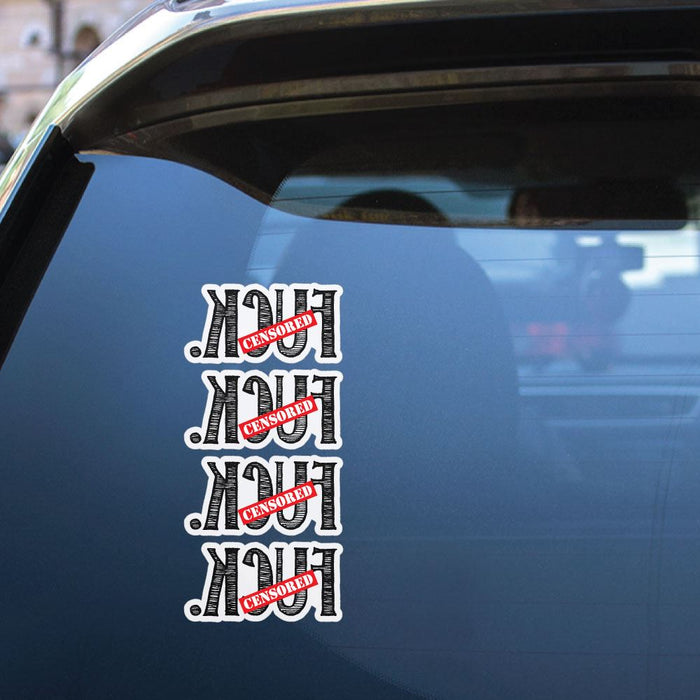 4X Fck Sticker Decal