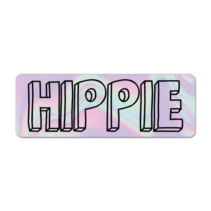 Hippie Psychedelic Tie Dye Colour Funky Type Car Sticker Decal